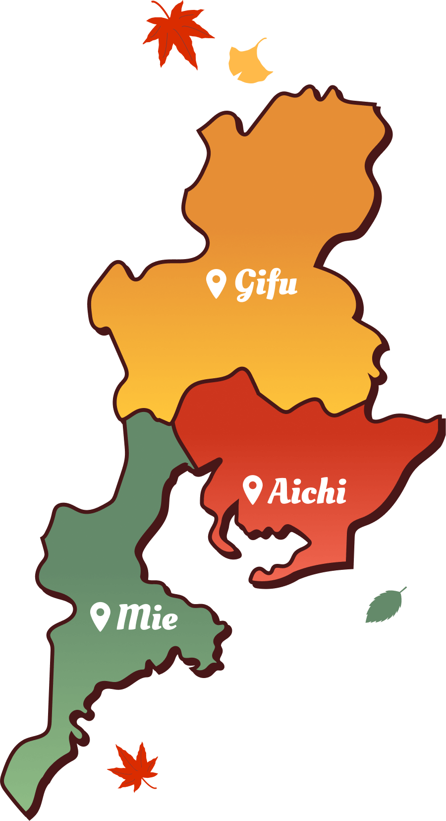 岐阜県・愛知県・三重県