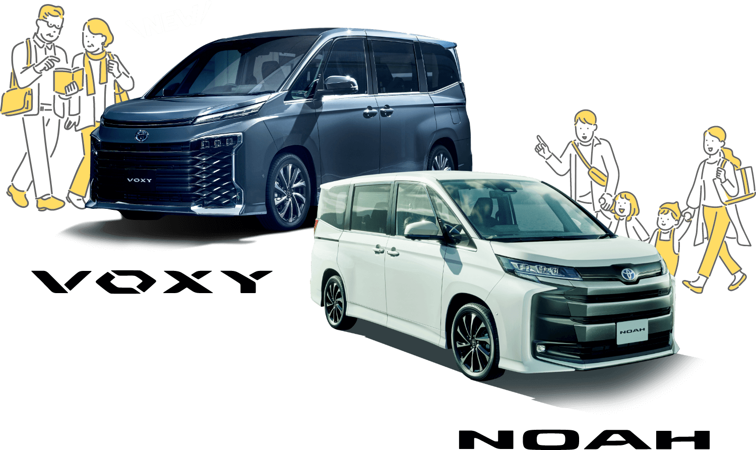 NEW VOXY, NEW NOAH