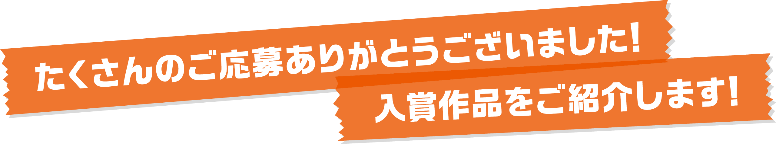 たくさんのご応募ありがとうございました!入賞作品をご紹介します!