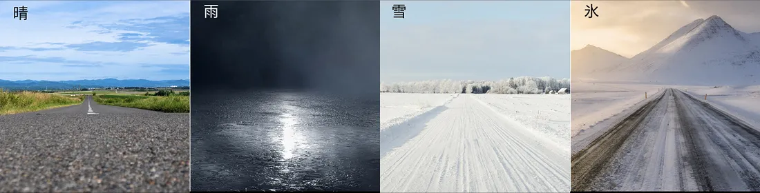晴・雨・雪・氷