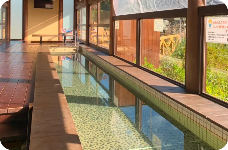 石畳足湯 石畳ふれあい広場