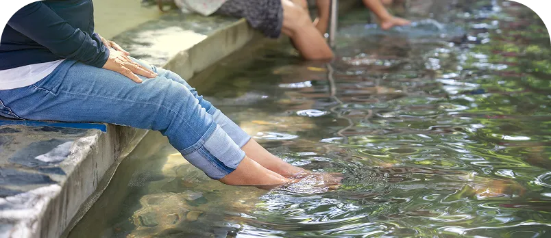 足湯スポット イメージ