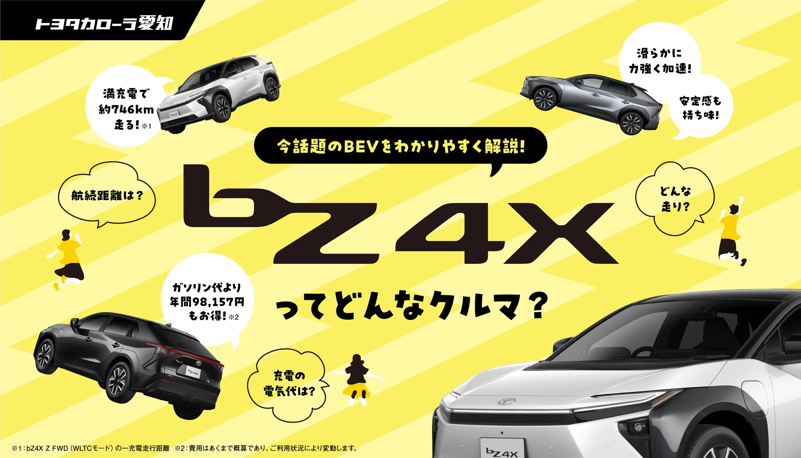 今話題のBEVをわかりやすく解説！bZ4Xってどんなクルマ？